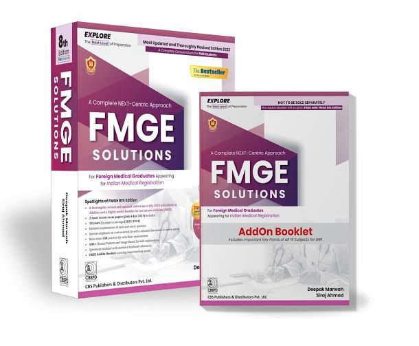 FMGE SOLUTIONS 8th Edition by Dr Deepak Marwah