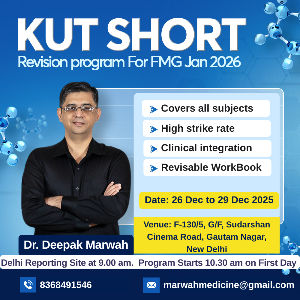 KUT SHORT (Revision Program for FMG JAN-2026)